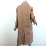ACNE Studios Coat Brown Cotton Size 36 Long Jacket