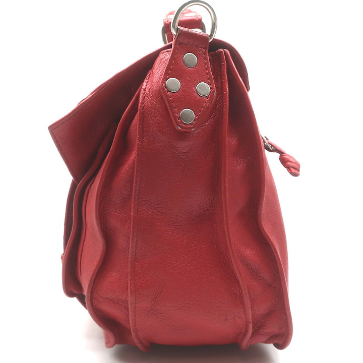 Proenza Schouler Medium PS1 Satchel Red Leather Crossbody Bag