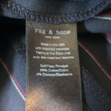 Rag & Bone Sleeveless Mini Dress Lexi Navy Striped Stretch Cotton Size 0