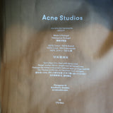 ACNE Studios Coat Brown Cotton Size 36 Long Jacket