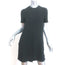 Rag & Bone Short Sleeve Mini Dress Aiden Black Twill Size Extra Small