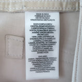 Polo Ralph Lauren Lambskin Leather 5 Pocket Skinny Pants Cream Size 8