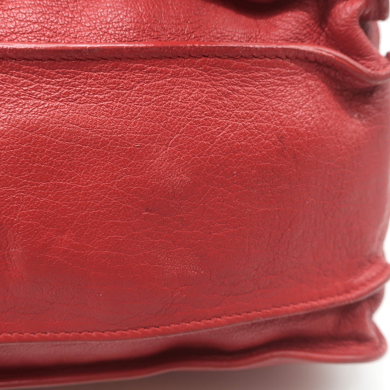 Proenza Schouler Medium PS1 Satchel Red Leather Crossbody Bag
