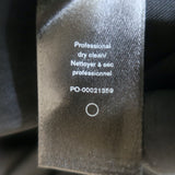 Rag & Bone Short Sleeve Mini Dress Aiden Black Twill Size Extra Small