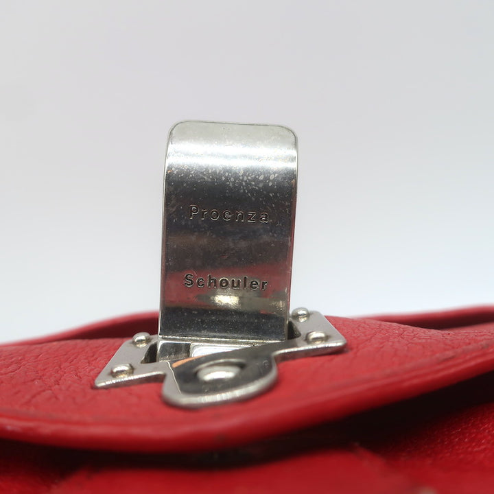 Proenza Schouler Medium PS1 Satchel Red Leather Crossbody Bag