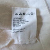 Jacquemus La Robe Baunhilha Layered Mini Shirtdress Ivory Hemp-Cotton Size 40