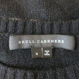 Skull Cashmere Raj Crewneck Sweater Black Size Small