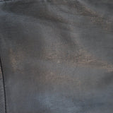 Saint Laurent Lambskin Leather Leggings Black Size 38