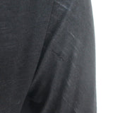 Emilio Pucci Embellished Shoulder Dress Black Ruched Wool Jersey Size US 6