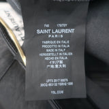 Saint Laurent Lambskin Leather Leggings Black Size 40
