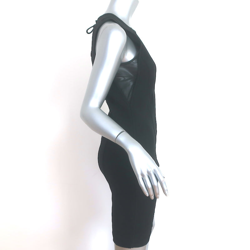 Rag &amp; Bone Tara Lace-Up Back Sleeveless Mini Dress Black Size 4