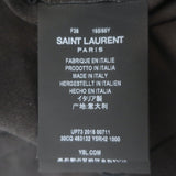 Saint Laurent Lambskin Leather Leggings Black Size 38