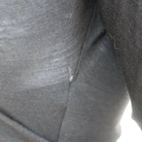 Emilio Pucci Embellished Shoulder Dress Black Ruched Wool Jersey Size US 6