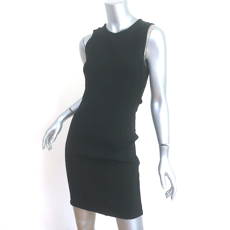 Rag &amp; Bone Tara Lace-Up Back Sleeveless Mini Dress Black Size 4