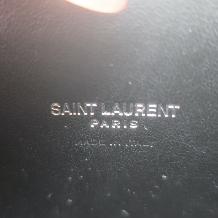 Saint Laurent Sac De Jour Nano Tote Black Croc-Embossed Leather Crossbody Bag NEW