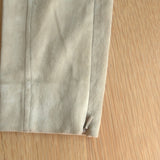 Polo Ralph Lauren Suede Leggings Beige Size Medium Pull-On Skinny Pants