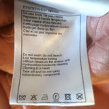 Chanel Asymmetric Ruffled Tweed Double Breasted Jacket Black/Pink Size 42