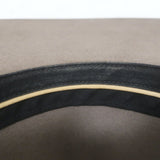 Rag & Bone Wool Felt Fedora with Calf Hair Band Taupe Brown Size Medium