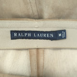 Polo Ralph Lauren Suede Leggings Beige Size Medium Pull-On Skinny Pants
