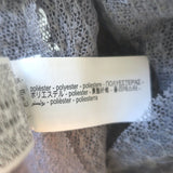 Zara Sequined Long Sleeve Top Silver Gray Size Medium