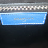 Balenciaga Bazar XS Striped Convertible Tote Red/Blue Leather Crossbody NEW