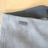 Polo Ralph Lauren Suede Leggings Grey Size Medium Pull-On Skinny Pants NEW