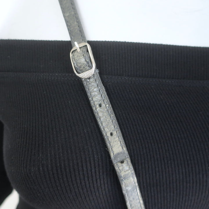 Balenciaga Giant 12 Hip Bag Dark Gray Leather Mini Crossbody