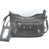Balenciaga Giant 12 Hip Bag Dark Gray Leather Mini Crossbody