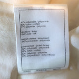 Chanel CC Embroidered Lace-Trim Sequined Tweed Jacket Cream Size 42