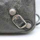 Balenciaga Giant 12 Hip Bag Dark Gray Leather Mini Crossbody