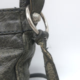Balenciaga Giant 12 Hip Bag Dark Gray Leather Mini Crossbody