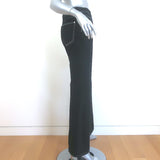 Chanel High-Waist Flared Bell Bottom Jeans Black Denim Size 38