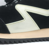 Rag & Bone Retro Runner Low Top Sneakers Black Suede Size 36