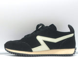 Rag & Bone Retro Runner Low Top Sneakers Black Suede Size 36