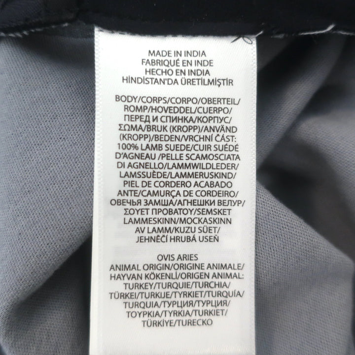 Polo Ralph Lauren Pintucked Suede Leggings Navy Size Medium