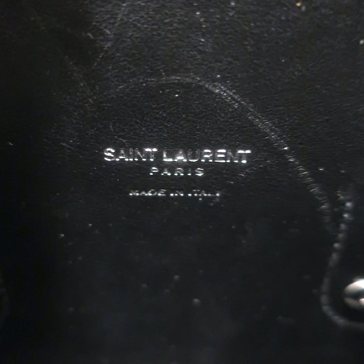 Saint Laurent Sac De Jour Small Tote Black Croc-Embossed Leather Crossbody Bag NEW