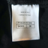 Chanel High-Waist Flared Bell Bottom Jeans Black Denim Size 38