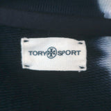 Tory Burch Tory Sport Tie Dye Crew Sweatshirt Navy French Terry Size Small