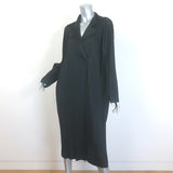 Pleats Please Issey Miyake Mannish Duster Coat Black Size 4