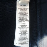 Tory Burch Tory Sport Tie Dye Crew Sweatshirt Navy French Terry Size Small