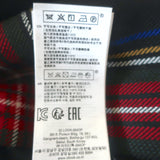 Maje Iris Tartan Plaid Sleeveless Romper Red/Multi Size 36