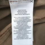 Polo Ralph Lauren Suede Leggings Brown Size Medium Pull-On Skinny Pants