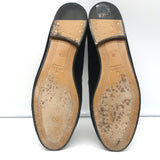 Gucci Jordaan Velvet Horsebit Loafers Black Size 36