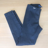 Polo Ralph Lauren Leather Leggings Navy Size Medium Pull-On Skinny Pants