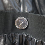 Chanel 19B Snowflake CC Hooded A-Line Parka Black Nylon Size 36