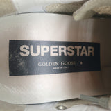 Golden Goose Superstar Sneakers Brown Leopard Jacquard & Gray Suede Size 36