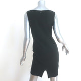 Ralph Lauren Collection Sleeveless Sheath Dress Black Stretch Wool Size 4