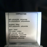 Chanel 19B Snowflake CC Hooded A-Line Parka Black Nylon Size 36