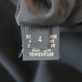 Ralph Lauren Collection Sleeveless Sheath Dress Black Stretch Wool Size 4