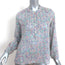 Isabel Marant Etoile Maria Top Floral Print Cotton Size 34 Long Sleeve Blouse